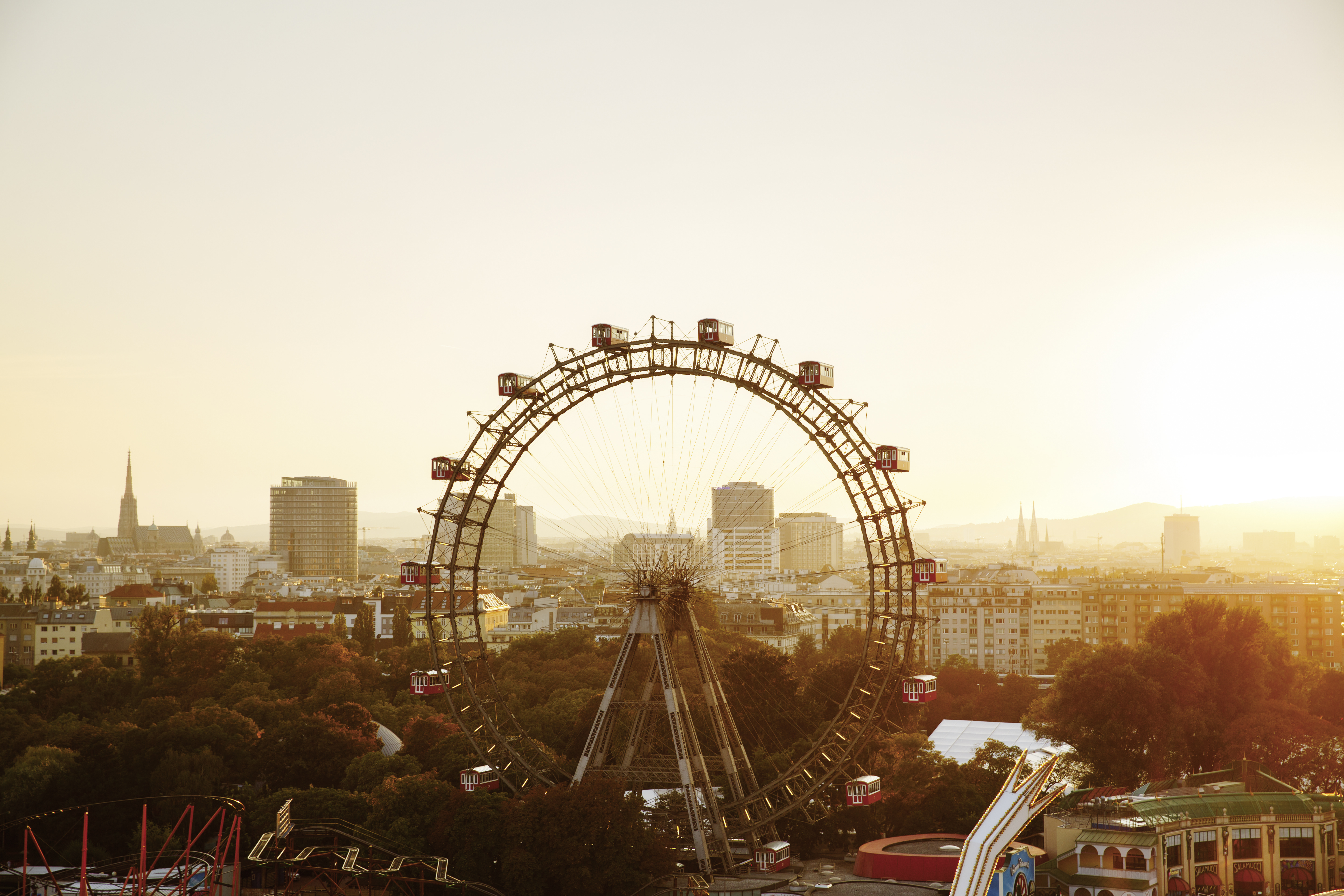 Das Wiener Riesenrad im Prater