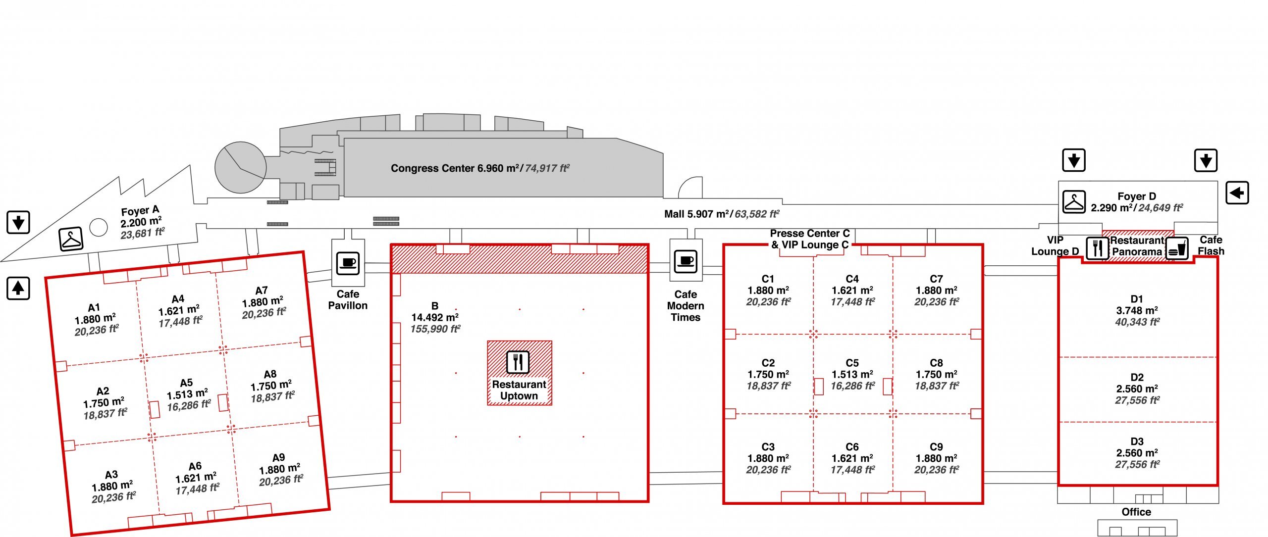 Plan Hallenübersicht